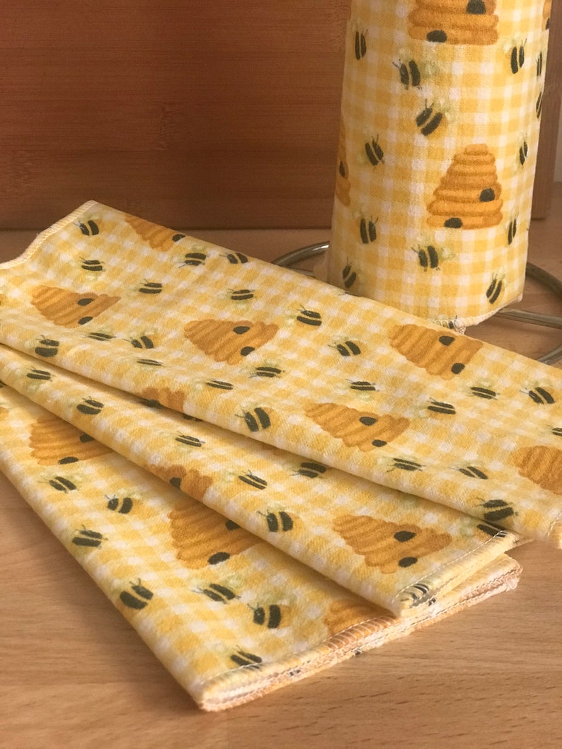 Reusable Paper Towels Set of 10 Unpaper Towels Paperless Etsy