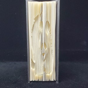 Panda Bear Folded Book Art - Cut out Book Art - Book Sculpture - Book Origami - Unique Gift - Gift for Him Her - Collectible Art - Decor