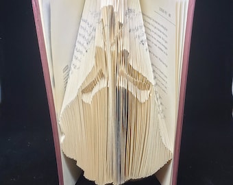 Cinderella Folded Book Art - Disney Princess Book Sculpture - Gift for Her - Unique present - Book Origami