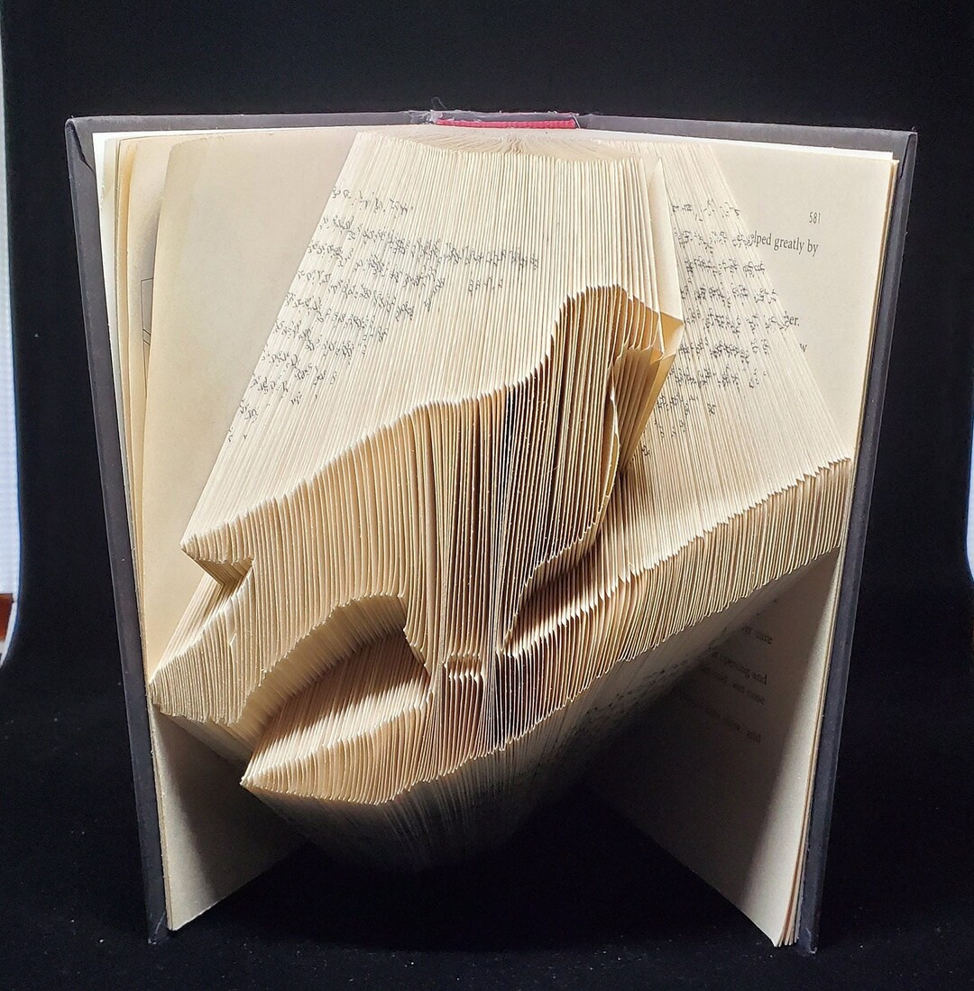 Folded Book Art – Bird Sculpture, Unique Home Decor - Etsy