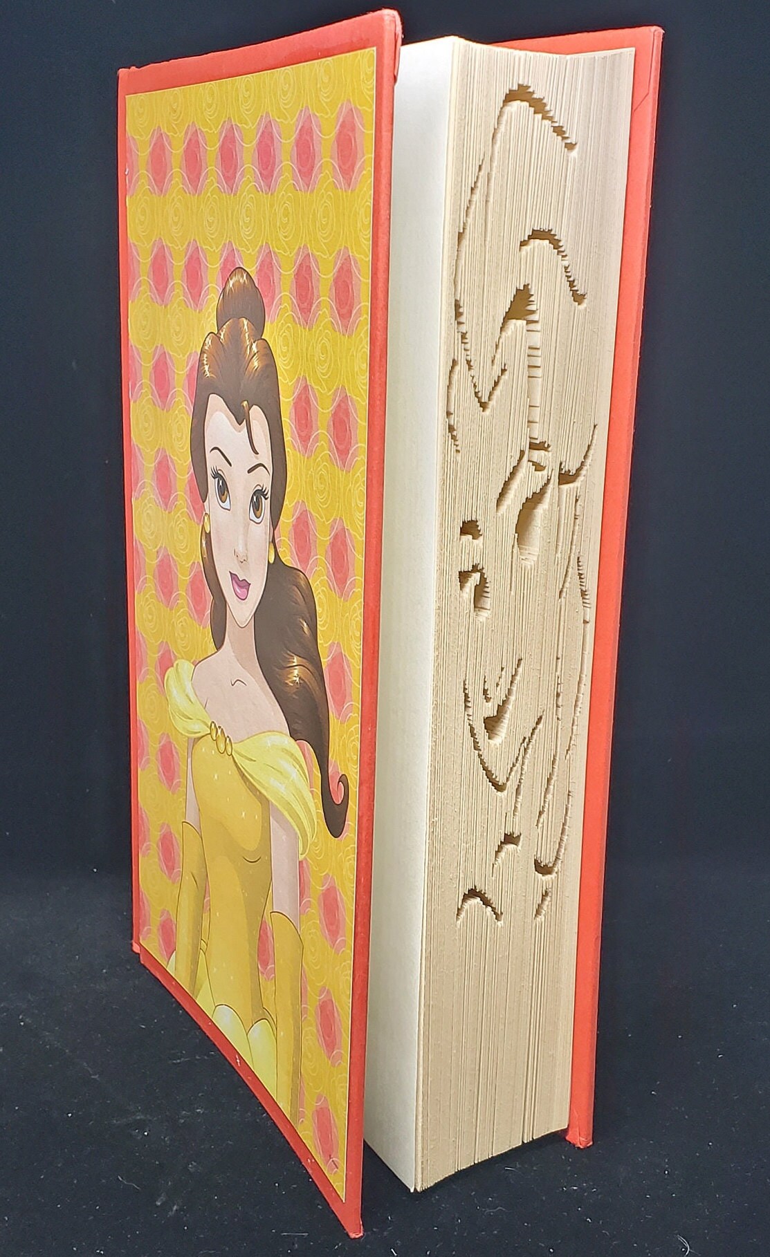 Beauty and the Beast Belle Book Art - Folded Book Art - Disney Princess ...