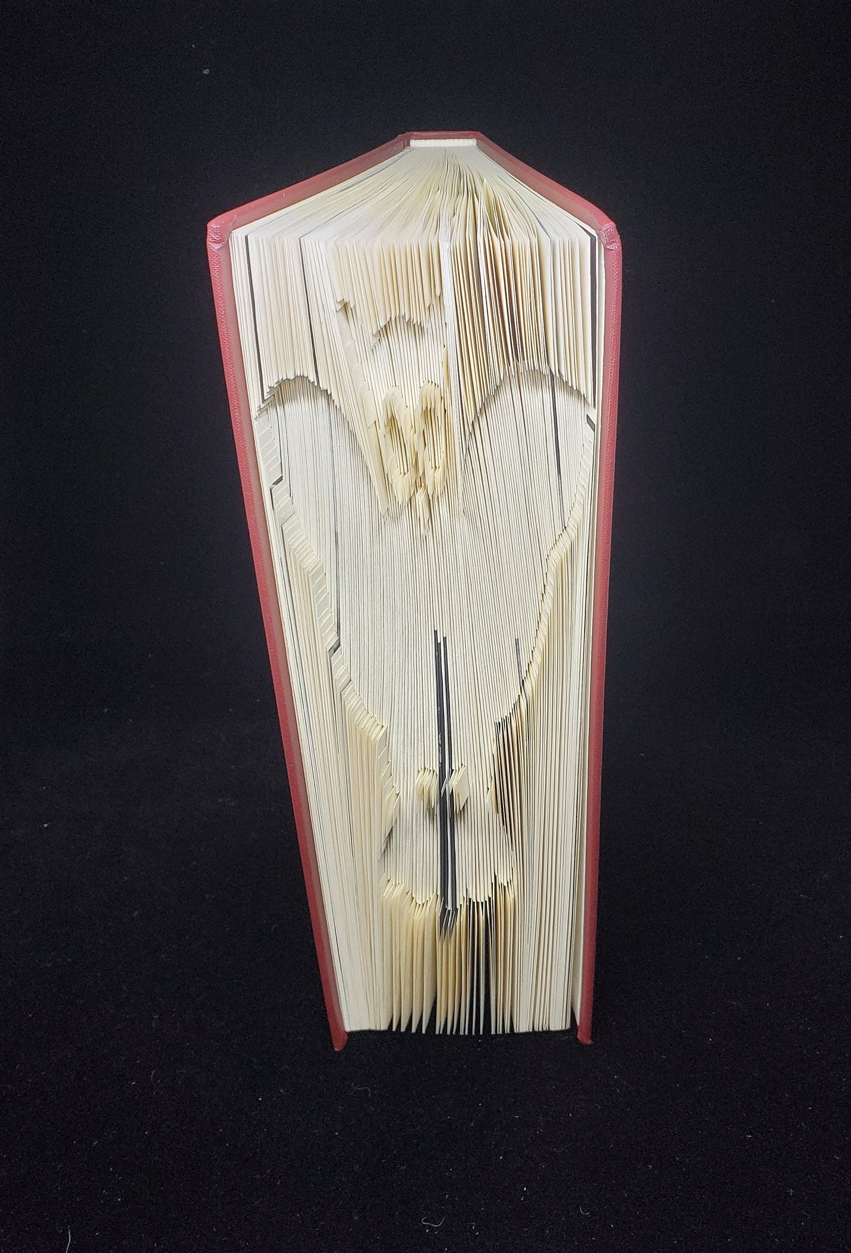 Owl In Flight Folded Book Art - Book Origami - Book Decor - Unique Gift