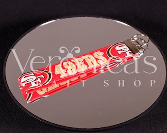 San Francisco 49ers Keychain Wristlet