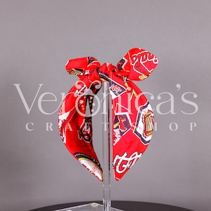 St. Louis Cardinals Hairband with Bow