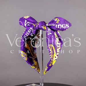 Minnesota Vikings Hairband with Bow