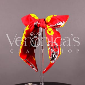 Kansas City Chiefs Hairband with Bow