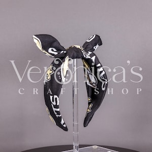 New Orleans Saints Hairband with Bow