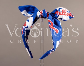 Opaska do włosów Philadelphia Phillies z kokardą