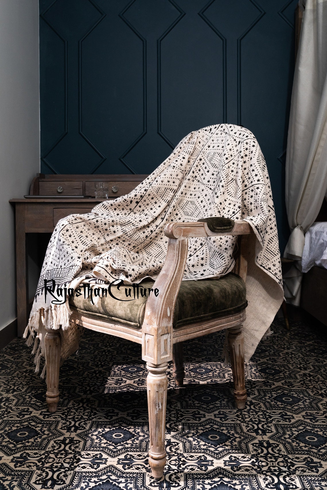 Tribal Print Blanket Cotton Decorative Sofa Couch Throw Etsy