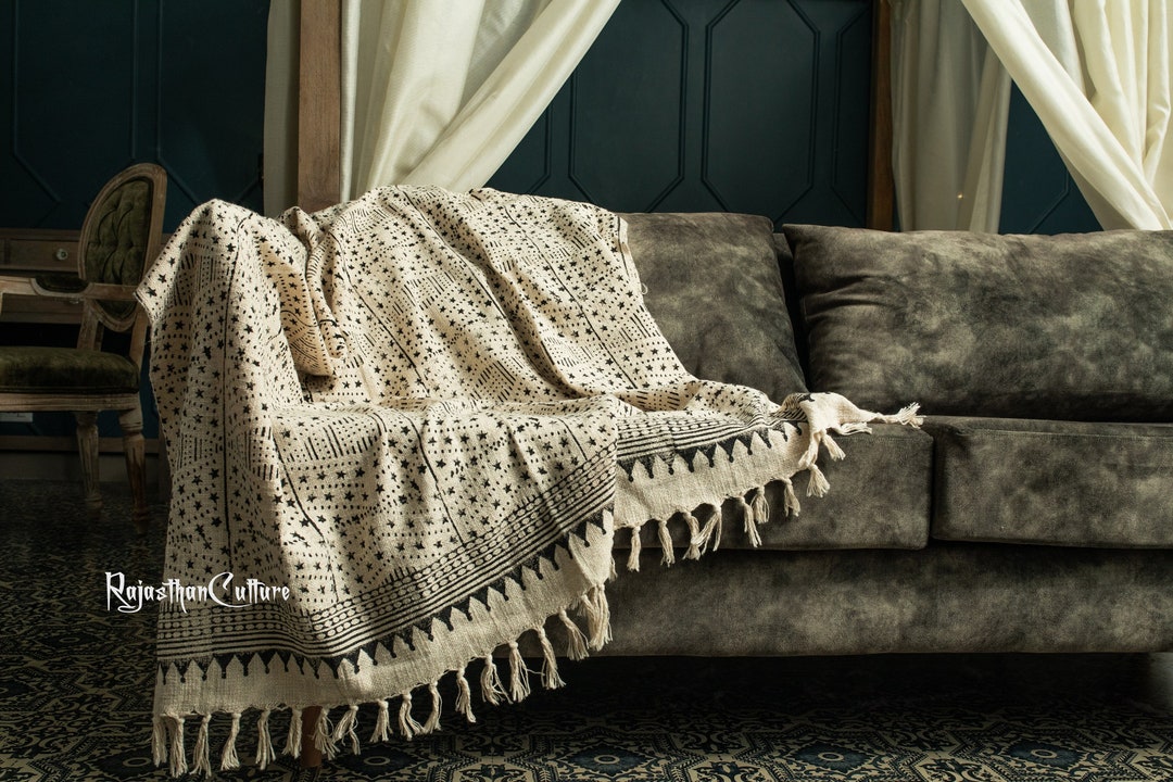 Tribal Print Blanket Cotton Decorative Sofa Couch Throw Etsy