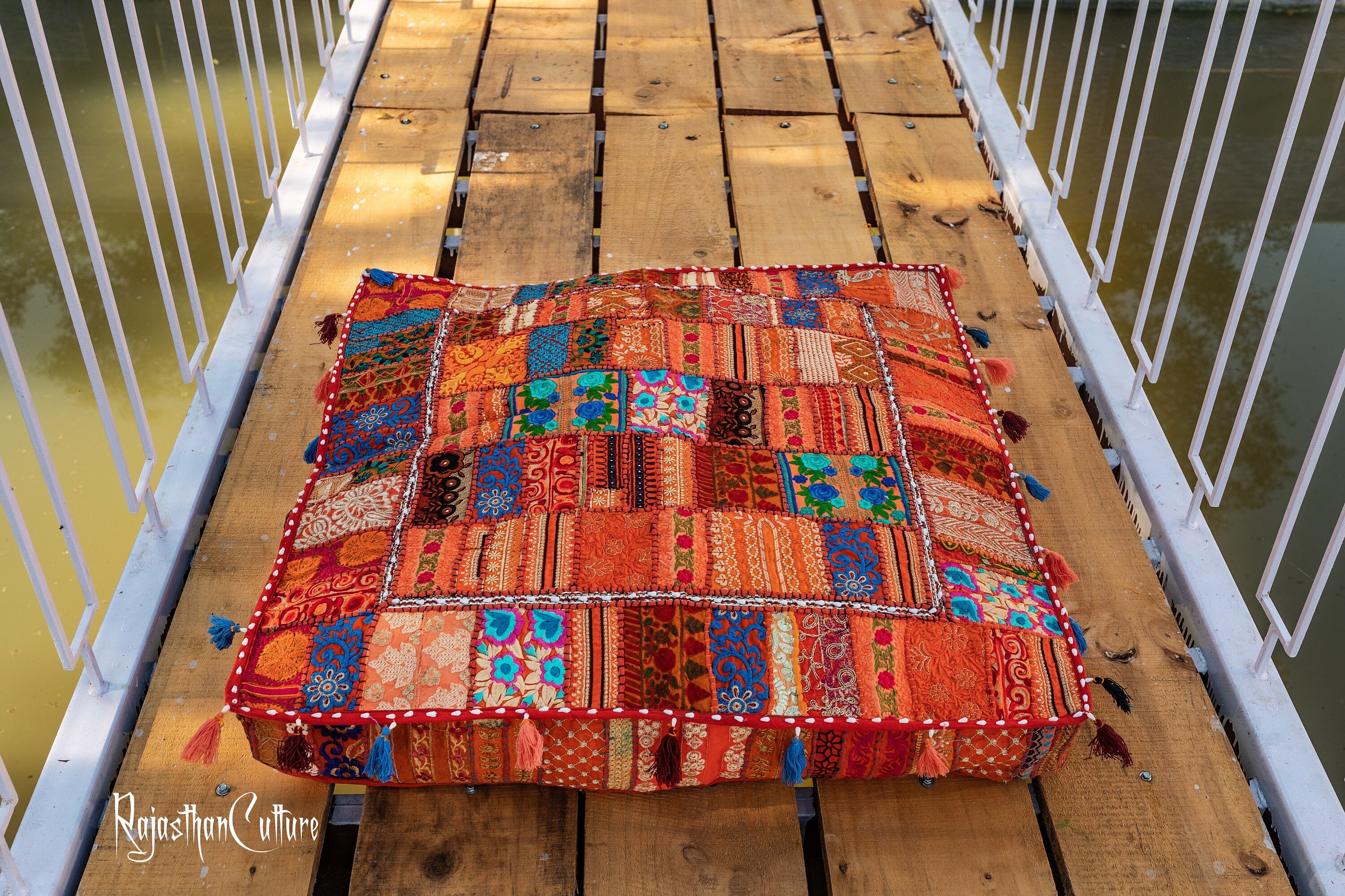 Bohemian Style Chair Pad Floor Pillows – ownkoti