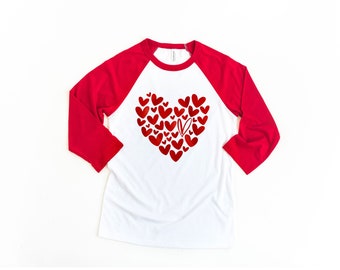 Valentines Heart Shirt / Toddler Heart Shirt / Kids Valentines Shirt / Cute Toddler Shirt / Toddler Gifts / Valentines Gift