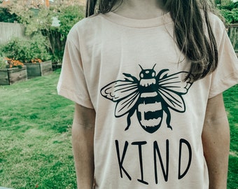 Bee Kind Toddler Shirt / Be Kind Kids Shirt / Youth Shirt / Adventure / Gift for toddler / Cute kids shirt / Birthday Gift