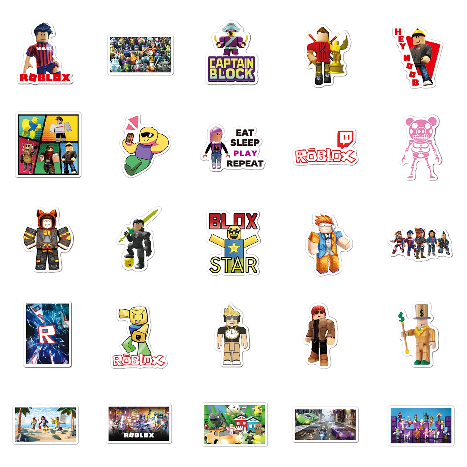 Roblox Sticker Chart