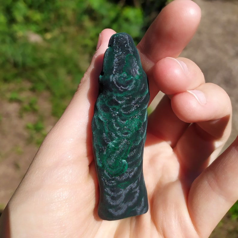 Malachite de Shilu Mine China 7 x 3.7 x 3.3 cm Collection Minerals