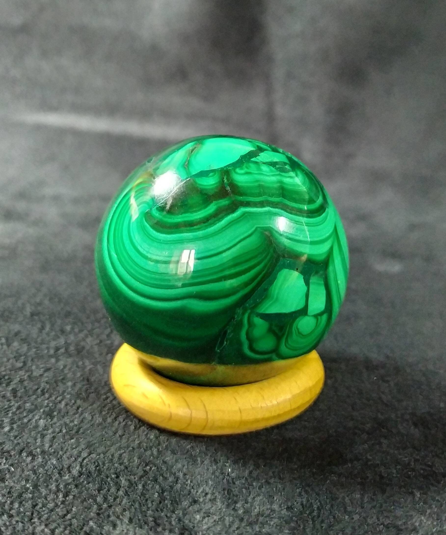 Sphère en Malachite Qualité Extra Du Congo