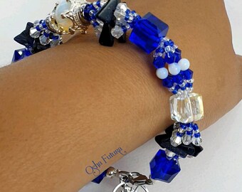 Yemaya 7,5". Ilde de Yemanja. Pulsera protección santa