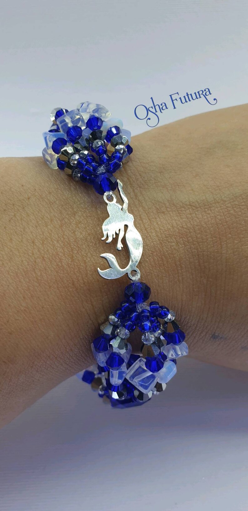 Yemaya 75. Ilde de Yemaya. Bracelet saint's Etsy