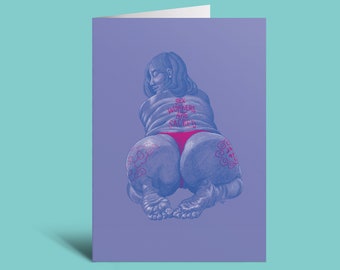 Sex Workers Are Sacred - 5x7” Greeting Card with Envelope - Fine Art Print - Pride, Solidarity and Support