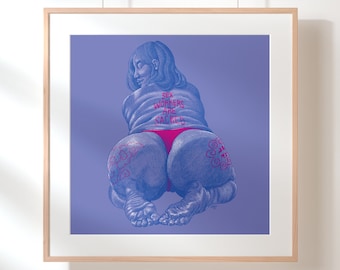 Sex Workers Are Sacred - 10x10” Poster - Fine Art Print - Pride, Solidarity and Support