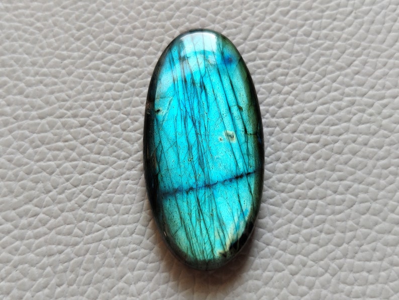 40x19x6 mm Fantastic Labradorite Cabochon Best Quality Labradorite Gemstone Cabochon Oval Shape Stone
