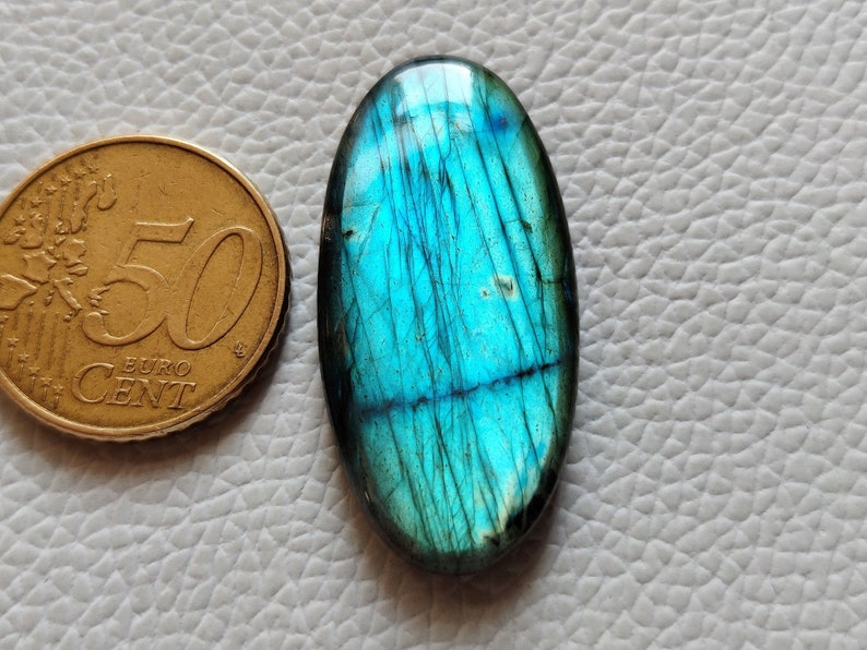40x19x6 mm Fantastic Labradorite Cabochon Best Quality Labradorite Gemstone Cabochon Oval Shape Stone