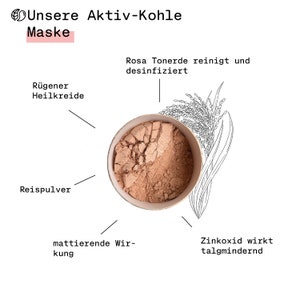 Naturkosmetik Gesichts Masken Tester vegan & bio handgemacht in Deutschland ohne Plastik Bild 8