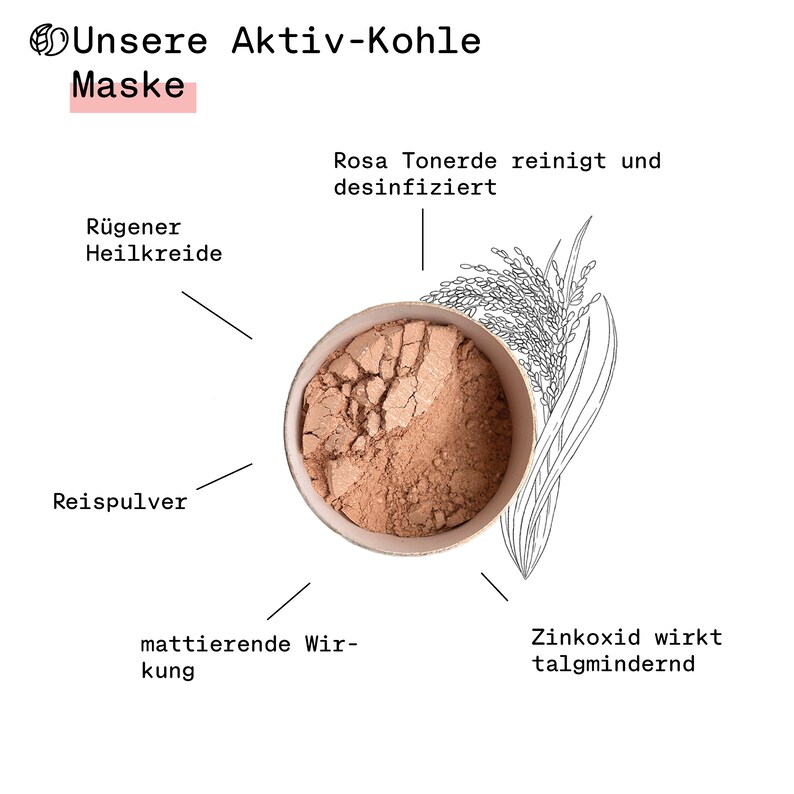 Naturkosmetik Gesichts Masken Tester vegan & bio handgemacht in Deutschland ohne Plastik Bild 8