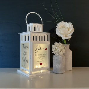 Lantern with saying, gift, decoration, front door, home accessories, garden decoration, wedding gift, personalized gift