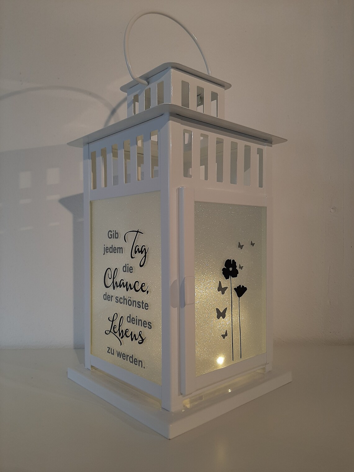 Laterne mit Spruch Geschenk Deko Haustür Wohnaccessoires Etsy