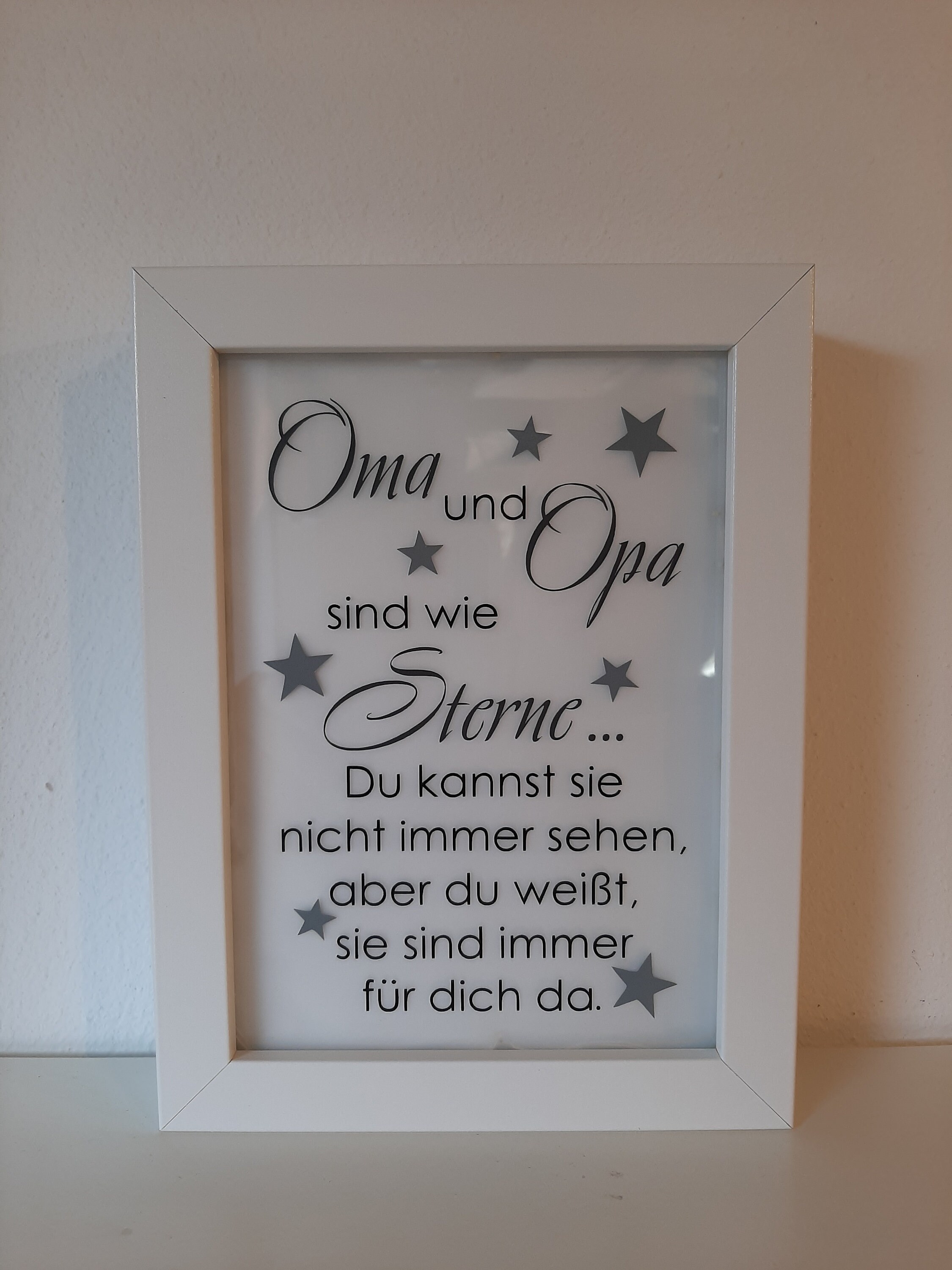 Beleuchteter Bilderrahmen mit Spruch Oma und Opa... Etsy
