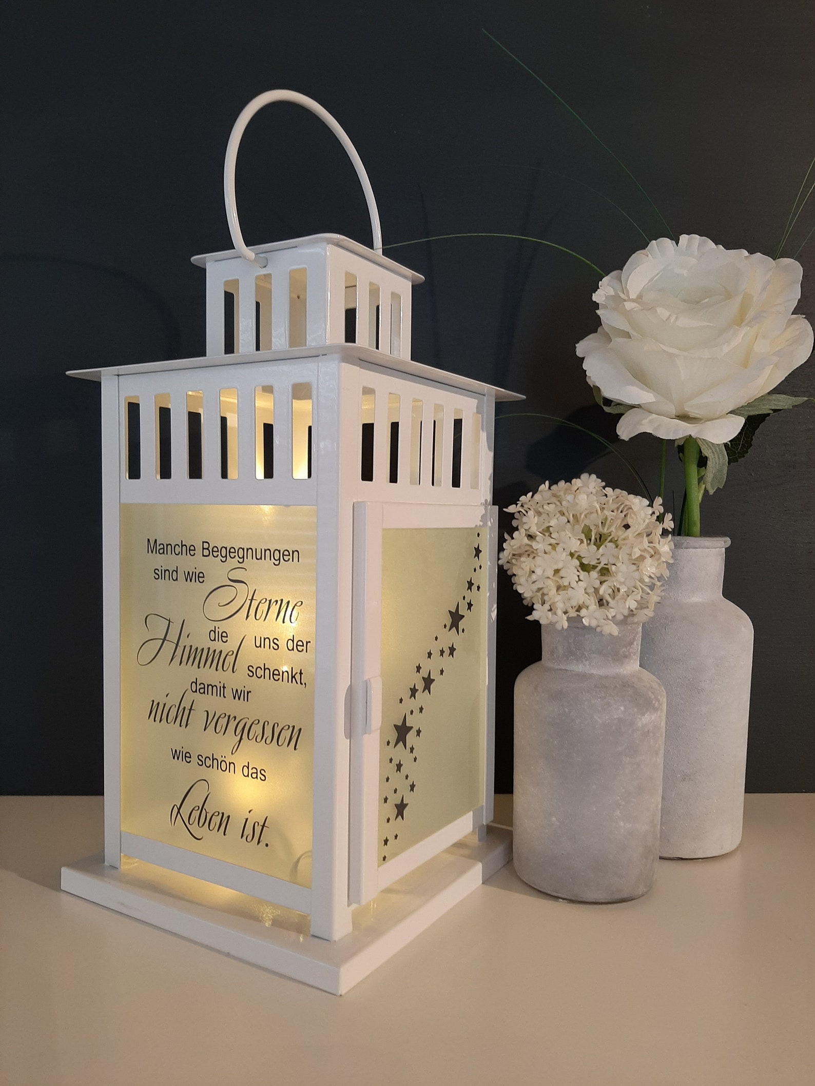 Laterne mit Spruch Geschenk Deko Haustür Wohnaccessoires Etsy.de