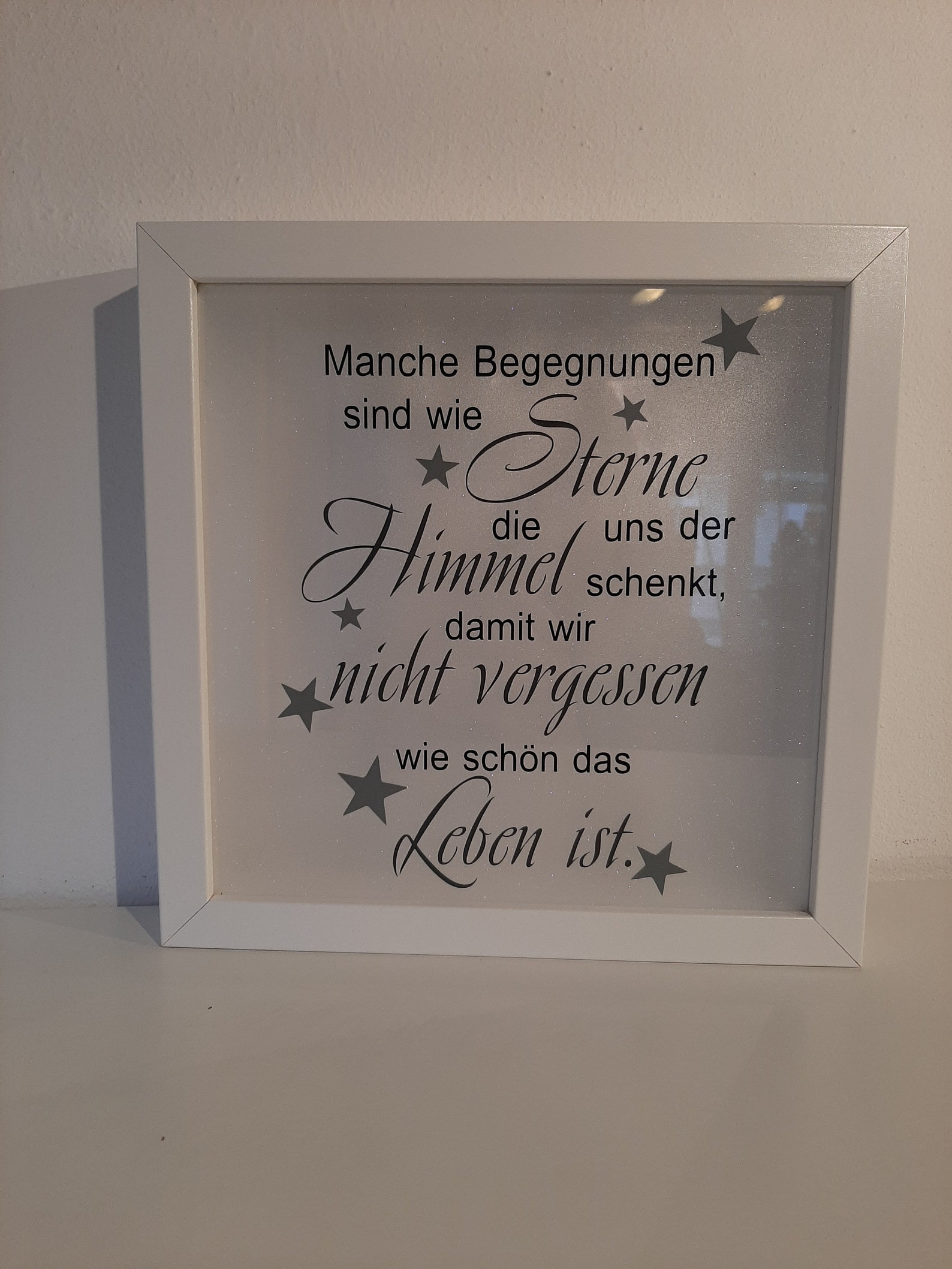 Beleuchteter Bilderrahmen Bilderrahmen mit Spruch Etsy