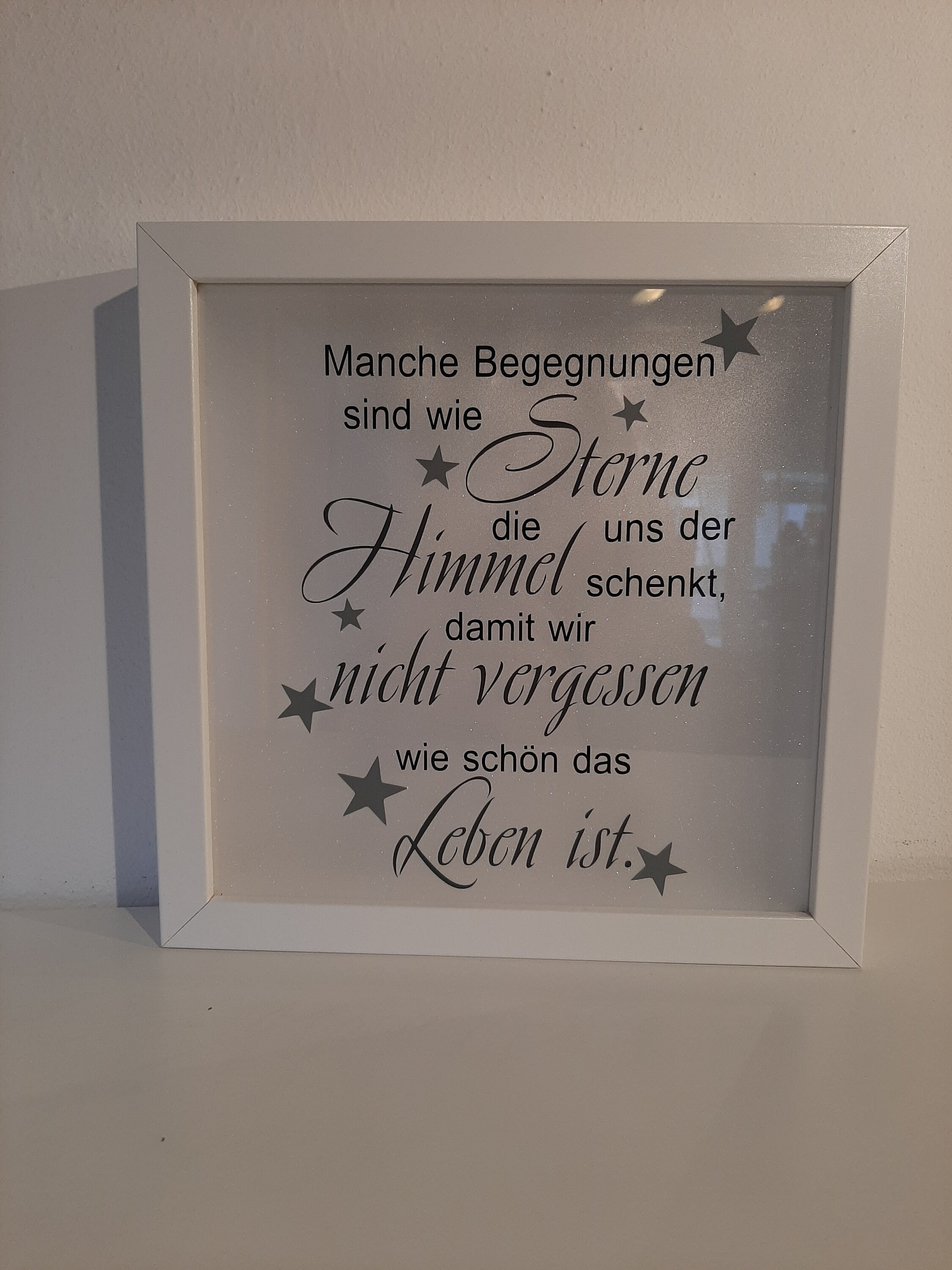 Beleuchteter Bilderrahmen Bilderrahmen mit Spruch Etsy