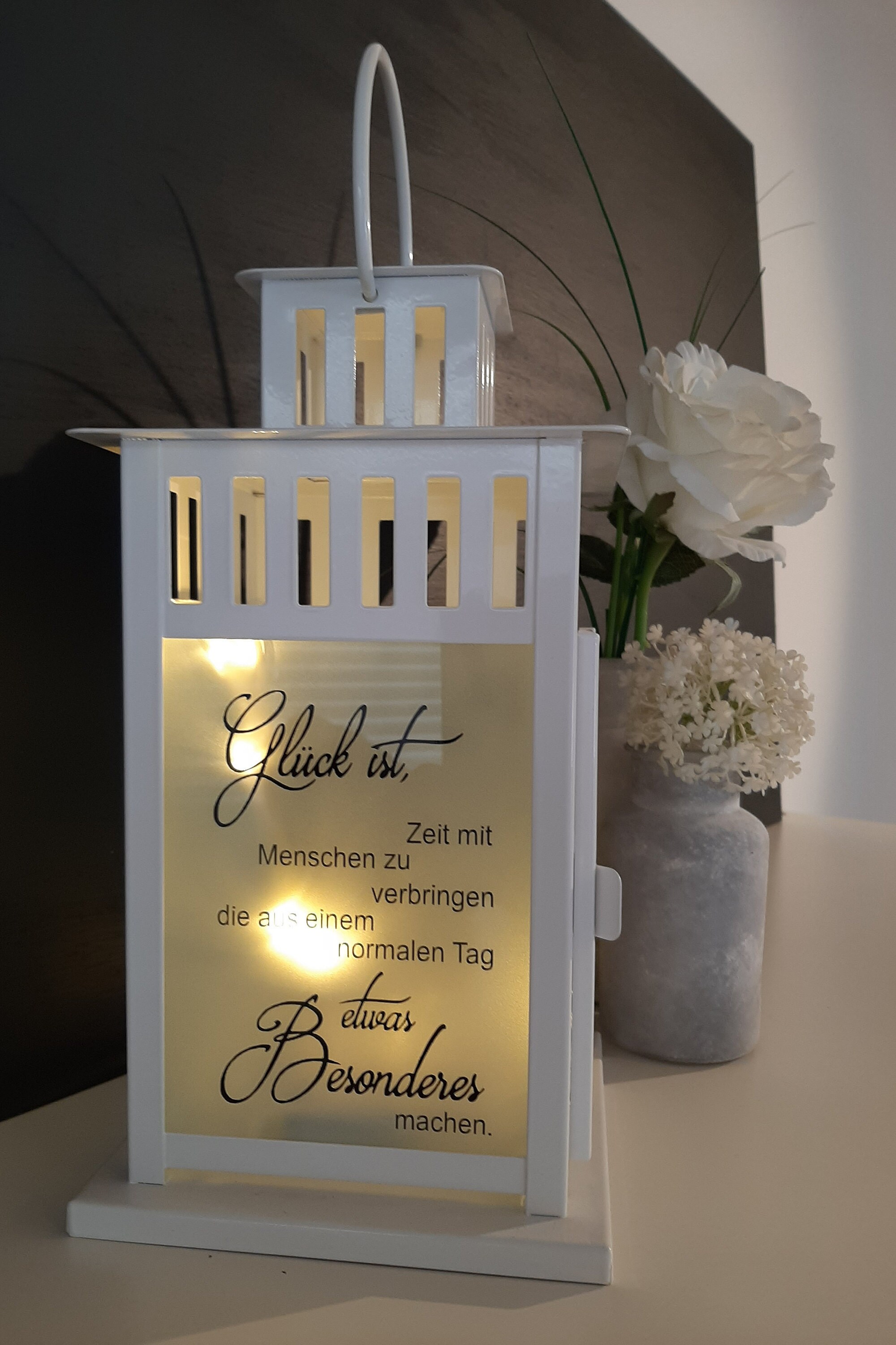 Laterne mit Spruch Geschenk Deko Haustür Wohnaccessoires Etsy