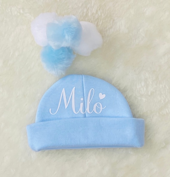 Personalised baby boy hats sale