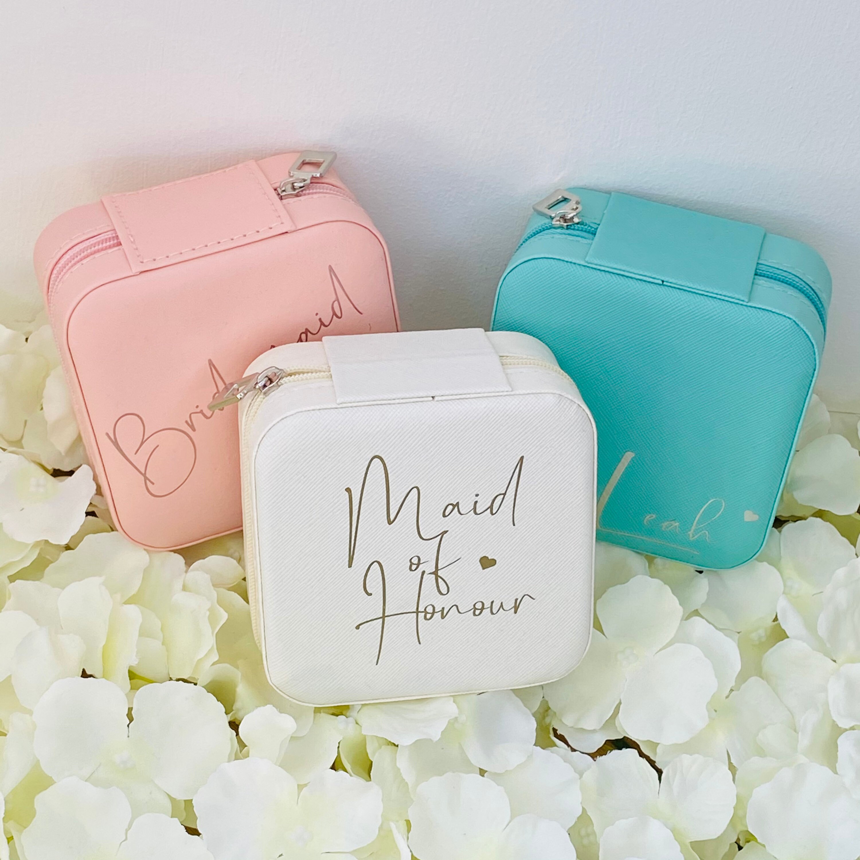 initial travel jewellery box