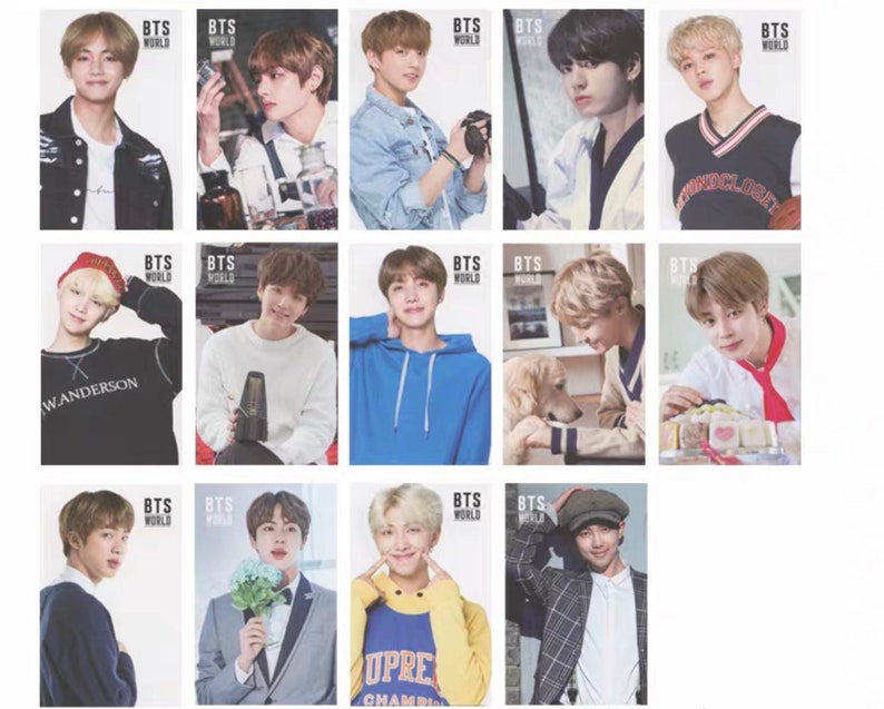 BTS world OST photocards