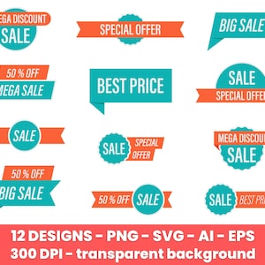 Sonderangebot Verkauf Tag Clipart Set, Verkauf Tag Vektorgrafiken, kommerzielle Nutzung, digitale Bilder, digitale ClipArt, Clipart kommerzielle Nutzung