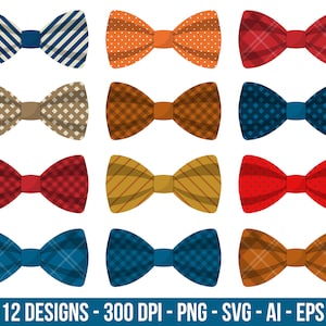 Papillon clipart set. Immagini digitali o grafica vettoriale per uso commerciale e personale.
