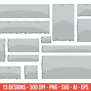 Concrete board in cartoon style clipart – clip art commercial use, vector graphics, digital images, instant download – CLP454