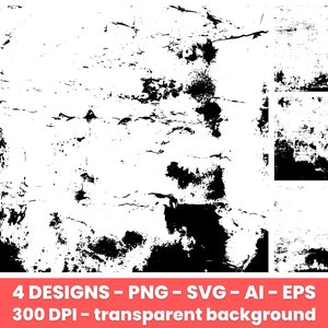 Grunge textuur clipart, graan textuur clip art – clip art commercieel gebruik, vectorafbeeldingen, digitale afbeeldingen, instant download – CLP1127