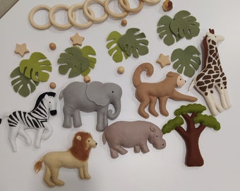 Baby gym/baby toys gym/Safari baby play gym toys/baby gym hanging toys/baby gym Safari/baby shower gift/Safari animals