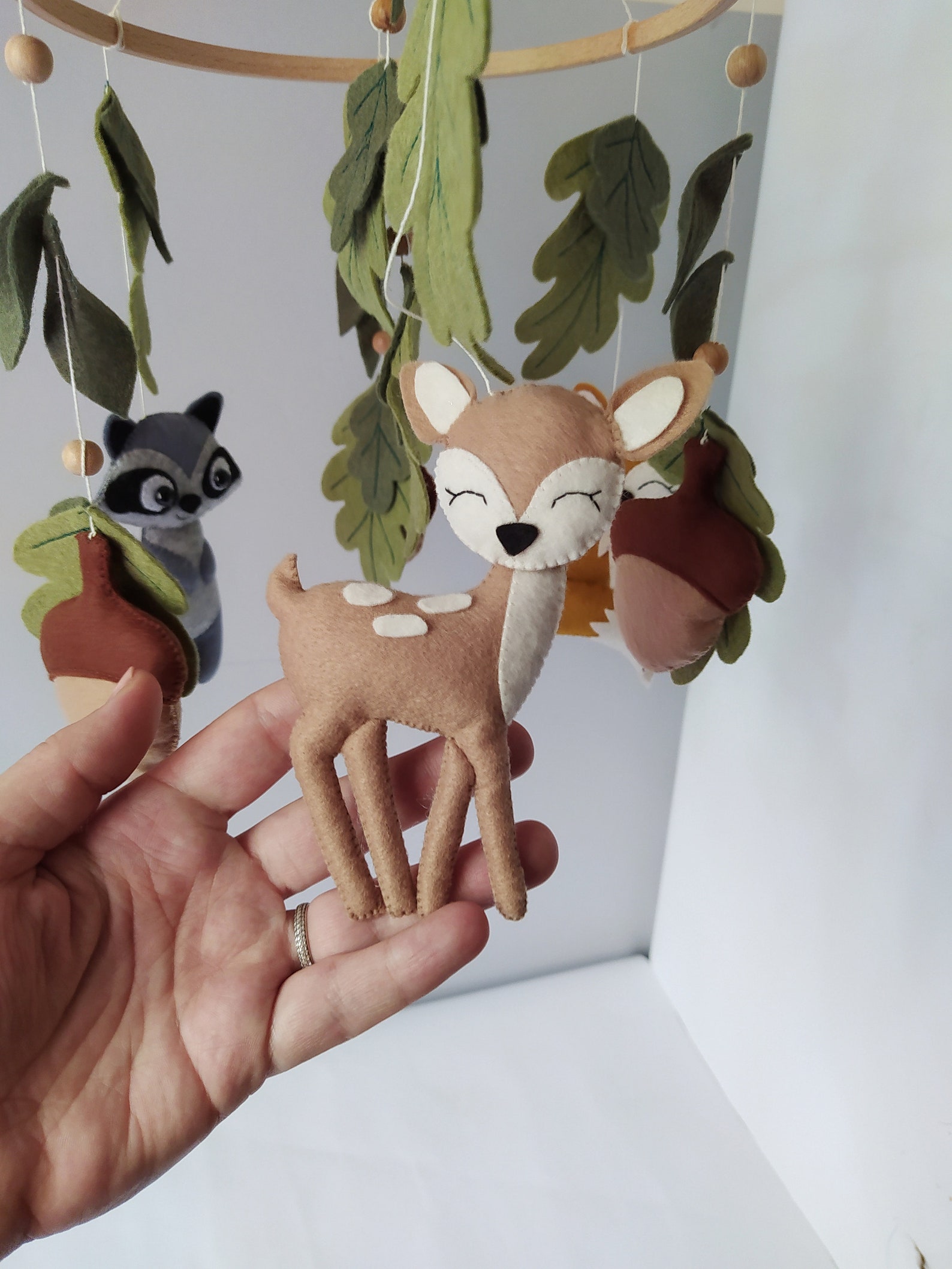 Baby Mobile Woodland Baby Mobile / Nursery Mobile Woodland/ Etsy