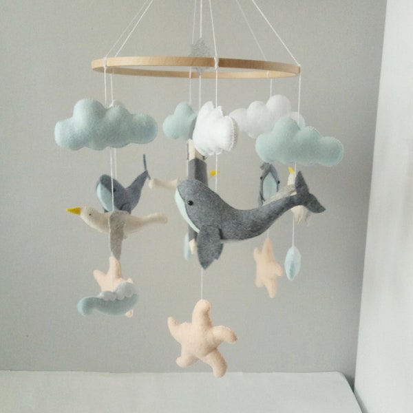 Ocean Crib Mobile Etsy
