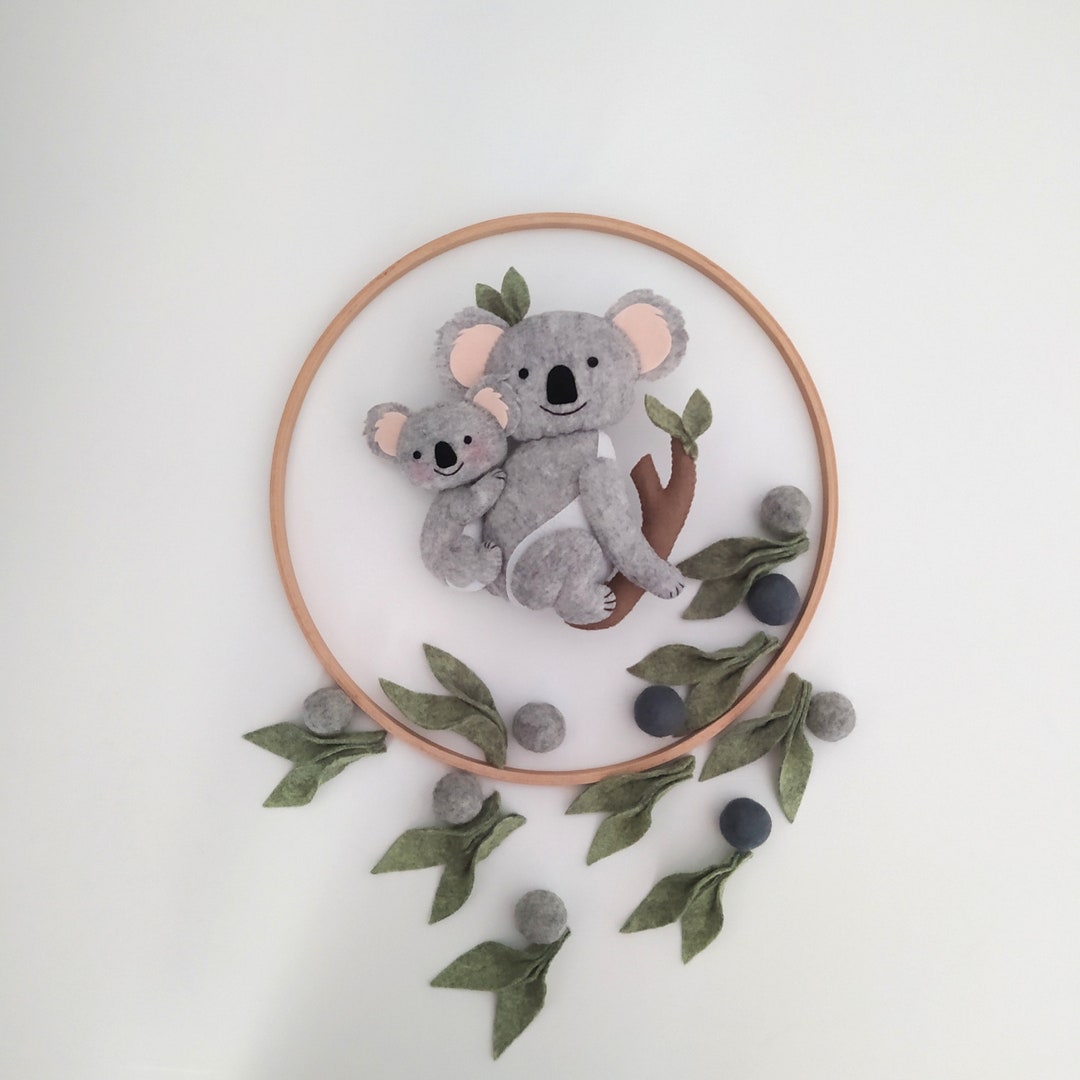 Baby Mobile Koala Animalsbaby Mobile Koalas, Nursery Decor Mobile for