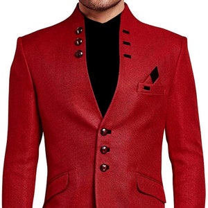 Buy Funky Red Jacket Online In India Etsy India