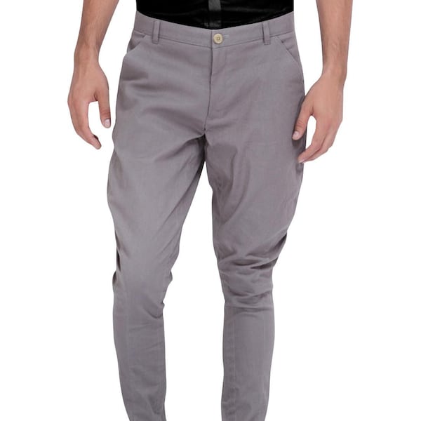 Pantalon d'équitation professionnel dressage équestre gris édouardien Jodhpurs antique des années 1940 Style sport pantalon ample sur mesure Jodhpurs vintage