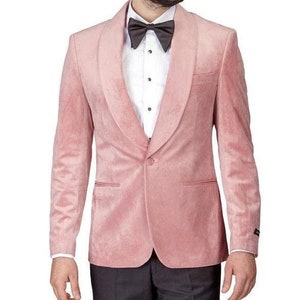 Pink Velvet Blazer Etsy