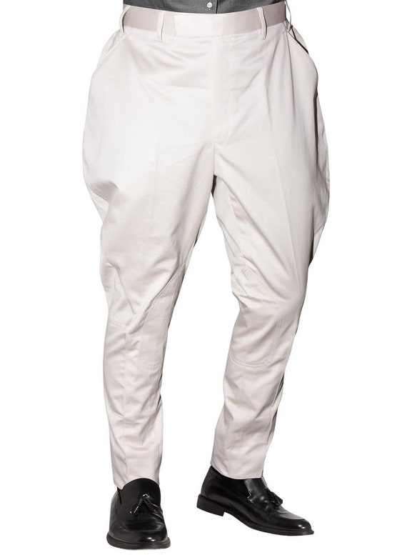 YUTUMM Homemade 40s Jodhpur Pants Metal Button Chino Black Retro Cargo Pants  - AliExpress